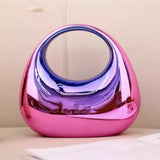 Candy Colored Cloud Shell Shiny Acrylic Moon Box Crossbody Bag