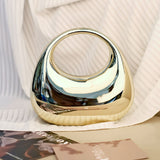 Candy Colored Cloud Shell Shiny Acrylic Moon Box Crossbody Bag